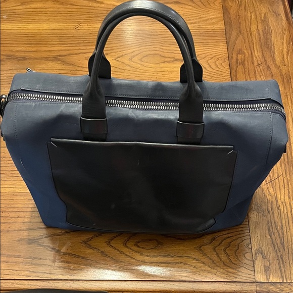 Troubadour Coated Canvas and‎ Leather Bag